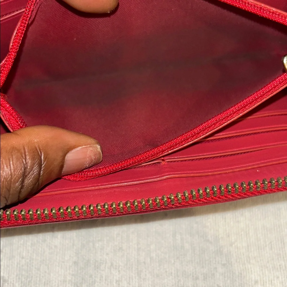 Coach long zippy wallet authentic